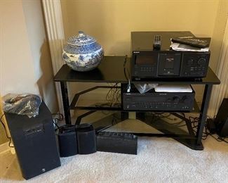 Television Entertainment Glass Stand