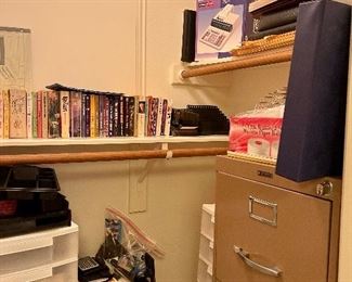 More Paper Backs, Casio Adding Machine, Rolls of Adding Machine Paper