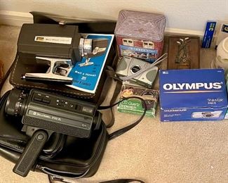 8 MM Cameras, Olympus Stylus Epic Camera, and Other Cameras