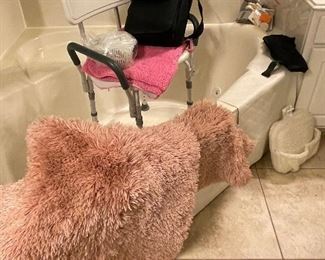 Bath Chair, Rugs, Foot Massager