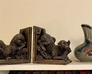 Monkey Bookends, Pottery Pitcher