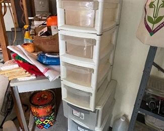 Plastic Storage Drawers