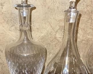 Two Baccarat Decanters 