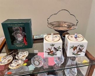 Two Herend Rothschild Ink Wells 