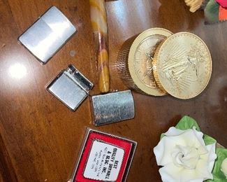  Coin Clock, Lighters, Stone Pipe