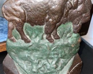 Vintage Buffalo Door Stop