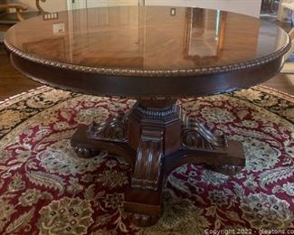 Bernhardt Round Pedestal Dining Table