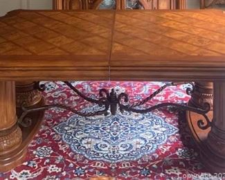 Pecan Monte Carlo Dining Table by Aico