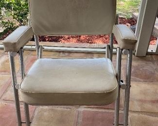 Four (4)Yacht deck chairs. 