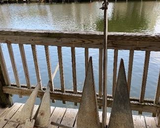 Small medium and large anchors 