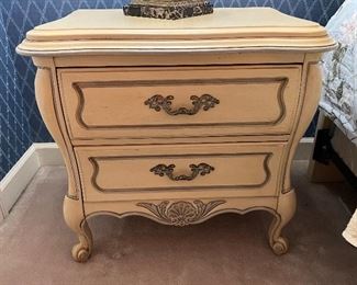 (2) French Provincial nightstands