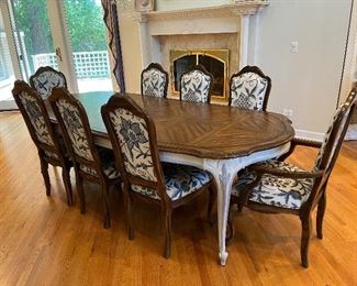 Dining room table and (8) chairs.....