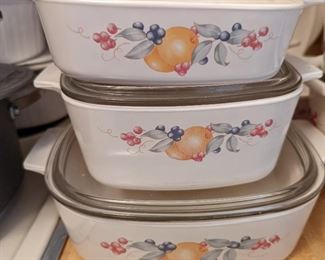 Corning Ware Abundance Casserole Dishes
