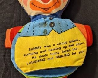 Vintage Plush Book: Dan Dee T, Sammy the Circus Clown