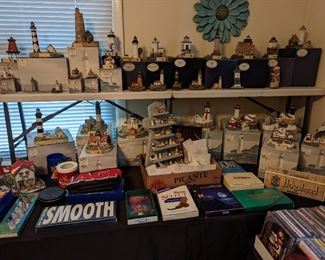 Assorted Lighthouse Themed Décor 