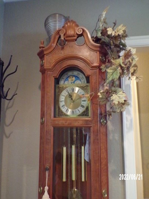 very nice grandfather clock