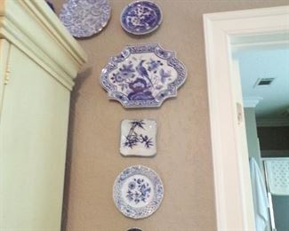 blue & white dishes