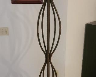 Re-bar steel hall tree