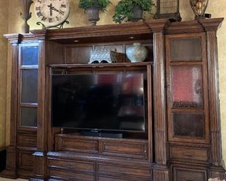 Entertainment Unit Lighted 12'+ w x 8' h x 30" d