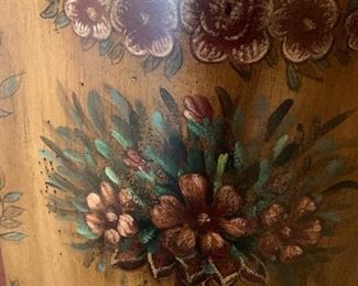 Hand-painted Entry Chest w Storage