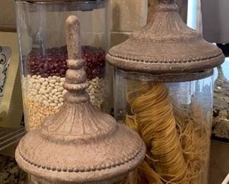 Set/3 Decorative Lidded Canisters