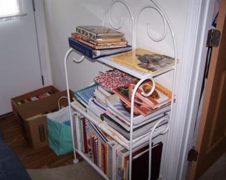 COOK BOOKS & WHITE STAND