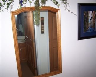 WALL MIRROR & PRINT