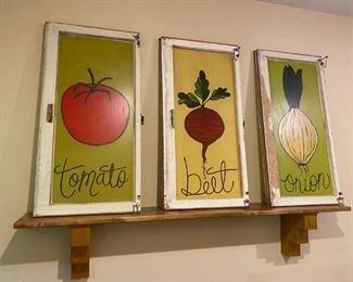 Unique Reclaimed Window,  Kitchen Art