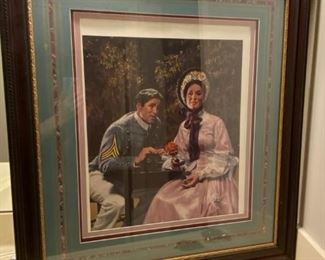 Don Stivers,  "The Suitor", Military History Framed Print