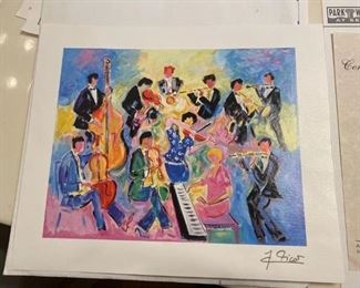 Jean-claude Picot, "Le Sacre Du Printemps",   Seriolithograph with C.O.A.   7"x 8.75" 