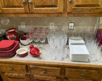 Kitchen Plate and Glassware