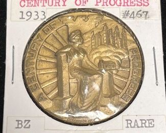 014 1933 Greenbuck Dollar Century Of Progress