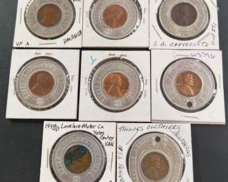017 1948d 1953D Lucky Pocket Pennies