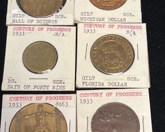 025 1933 Century Of Progress Medals