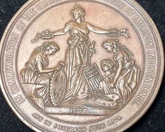 044 1876 100 Year Anniversary Commemorative