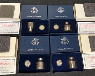 055 US Mint 50 State Quarters Coin Die Sets