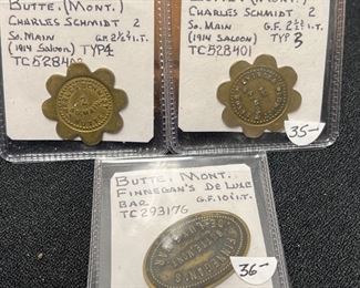 122 Butte Montana Store Card Tokens