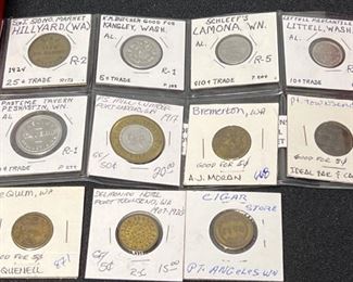 131 Washington Store Coin Tokens