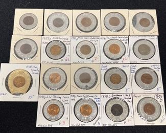 132 1950s Lucky Pocket Pennies