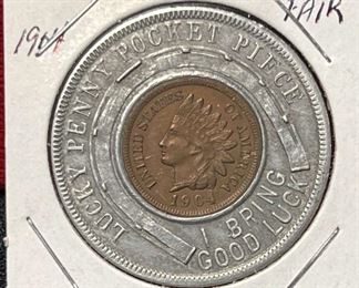 142 1994 St Louis Worlds Fair Encased Penny