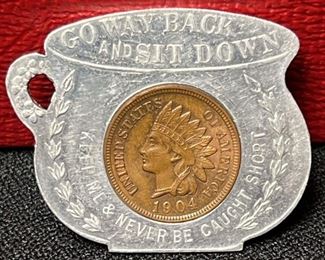 148 1904 St Louis Worlds Fair Lucky Penny