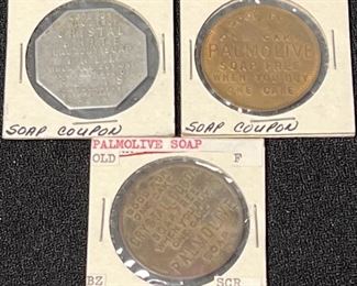 153 Palmolive Soap Cake Coins