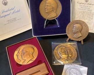 217 US Presidential Commemorative Medallions