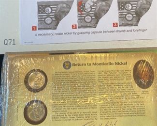 223 Sealed Monticello Uncirculated Nickel