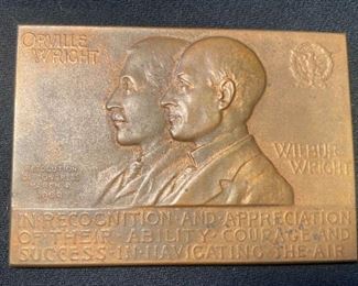 250Wright Brothers Congressional Medal Plaque