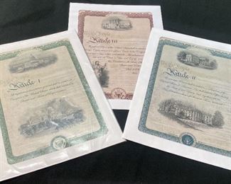 288 Constitution Series Intaglio Engravings