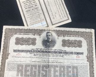 296 1975 Railroad Company Cancelled Bonds