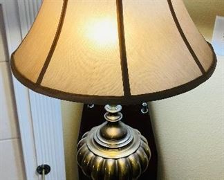 13______$80 	
38" brass lamp 
