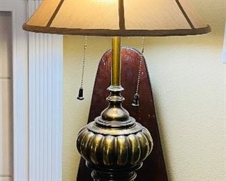 13______$80 	
38" brass lamp 