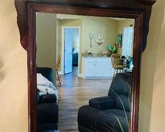 14______$50 	Mahogany mirror chippendale style • 34Hx19W

